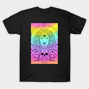 Zodiac sign tarot card Leo T-Shirt